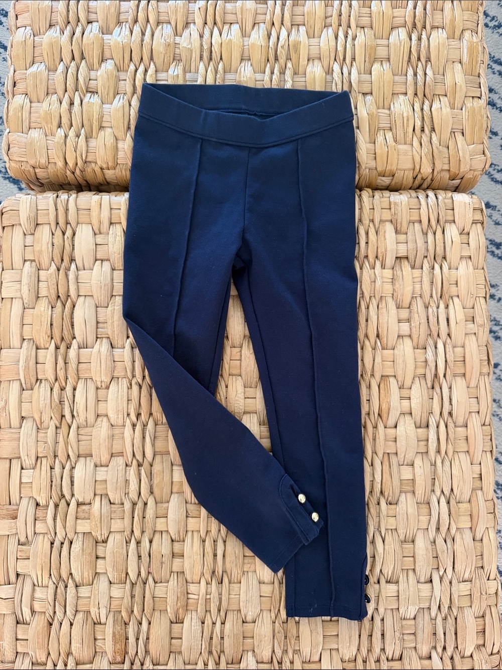 Janine and Jack Navy “riding” leggings. Size 5